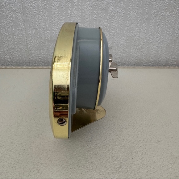 Vintage Cream & Gold Cardinal Oblong Alarm Clock - Picture 4 of 8